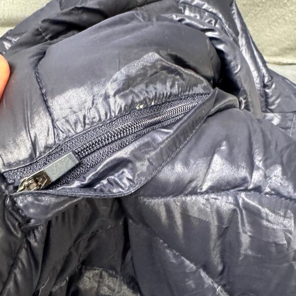 Andrew Marc Coat Womens XXL Blue Packable Lightweight Premium Down Puffer Jacket - Picture 6 of 10